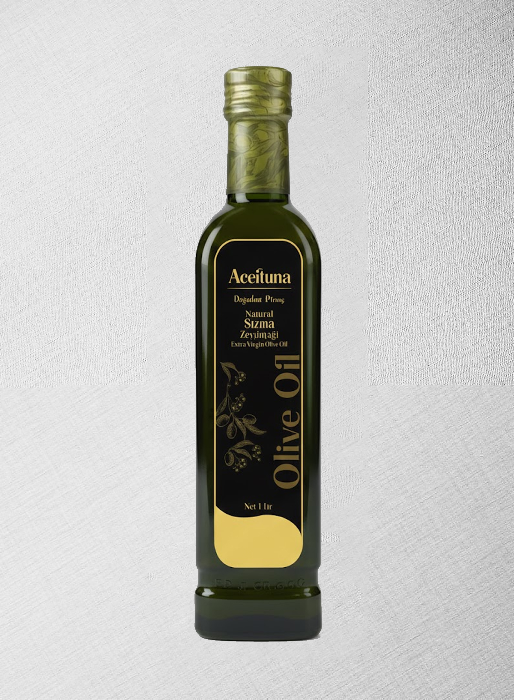 1L Yemeklik Naturel Erken Hasat Soğuk Sıkım Zeytinyağı 1ML - Görsel 1