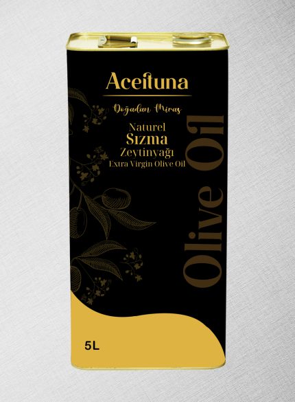 Yemeklik Naturel Erken Hasat Soğuk Sıkım Zeytinyağı 5L