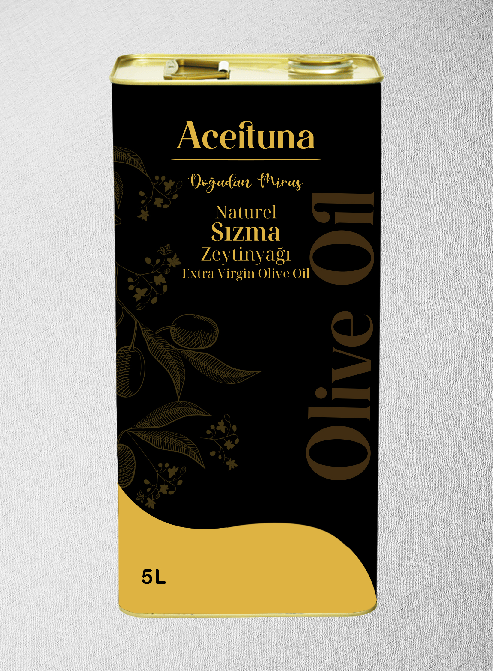 c1 Yemeklik Naturel Erken Hasat Soğuk Sıkım Zeytinyağı 5L - Görsel 1